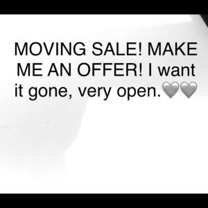 Anything in my closet, make an offer. Need it gone